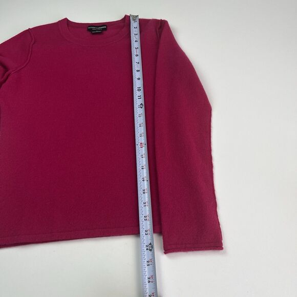 Sutton Cashmere Sweater S M Berry Layering Quiet Luxury Lightweight Soft Girl - Picture 6 of 7